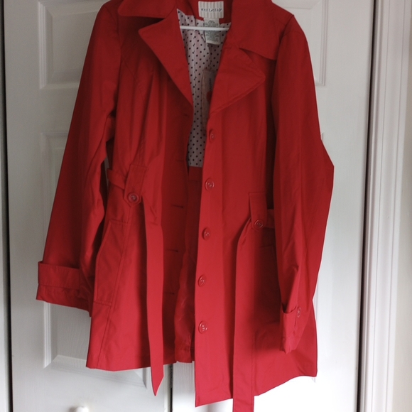 White Stag Vibrant Red Water Resistant Trench Jacket XL - Picture 1 of 7